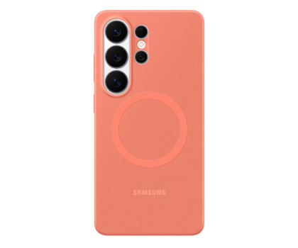 Etui do telefonów SAMSUNG Silicone Magnet do Galaxy S26 Ultra koralowe